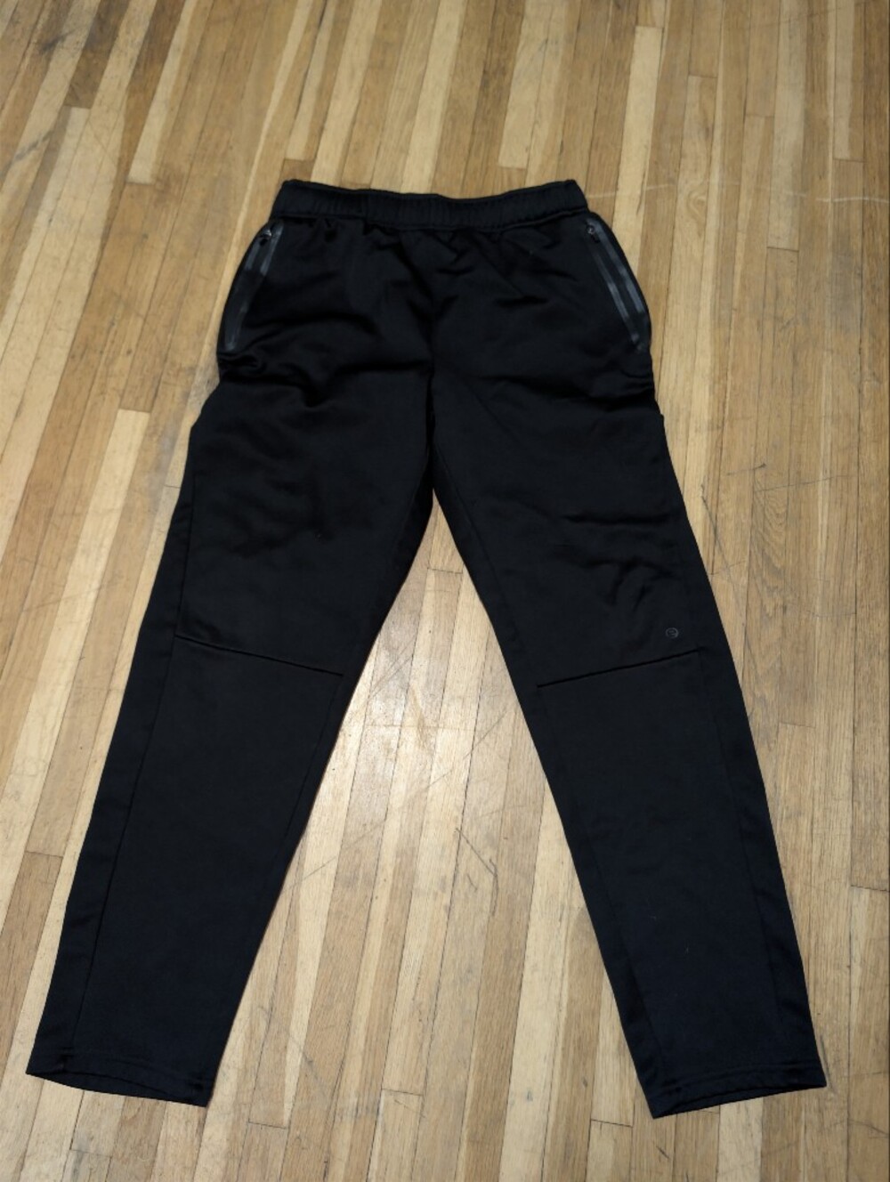 Eton Black Tapered Athletic Joggers with Zip Pockets
